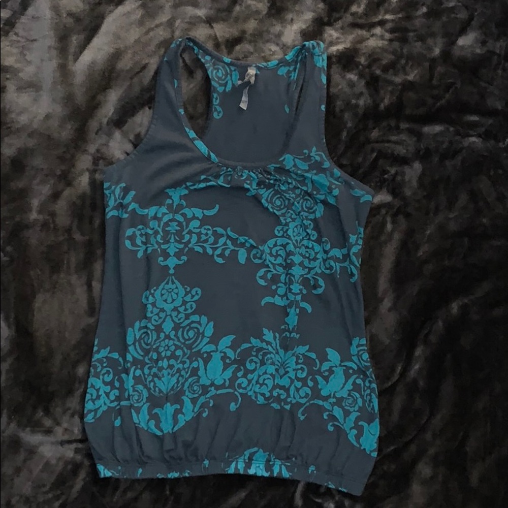 🔴Cute blue and aqua tank